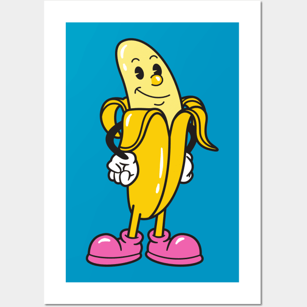 Banana Lover Wall Art by Hunter_c4 "Click here to uncover more designs"